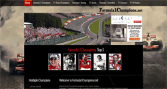 Desktop Screenshot of formula1champions.net